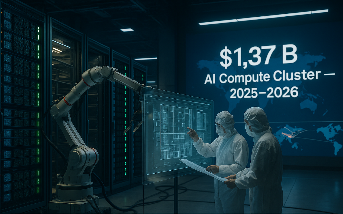 Foxconn’s board has approved a $1.37 billion investment in an AI compute cluster and supercomputing center, scheduled between December 2025 and December 2026.The development comes as a transformative shift from contract manufacturing into owning critical AI infrastructure.This move marks the latest phase in the Taiwanese contract electronics giant’s pivoting away from assembly work (iPhones, consumer devices) toward building the computational backbone of the AI industrial revolution.The investment raises a central question: can Foxconn translate manufacturing scale into an AI services provider, and what does its deepening AI footprint mean for the geopolitical contest between US cloud giants, China’s AI ambitions, and Taiwan’s strategic clout?The business case: Why Foxconn is building computeFoxconn isn’t entering untested territory.The company already holds roughly 40% of the global AI server manufacturing market share in 2025, with AI servers now generating more revenue than smartphones for the first time in company history.The $1.37 billion cluster investment extends this advantage: moving from producing AI hardware for others toward directly offering AI computing services as an NVIDIA Cloud Partner.The strategic calculus is clear. Cloud giants like AWS, Google, and Microsoft face a GPU bottleneck, with hyperscaler data-center capital expenditure reaching $134 billion in Q1 2025 alone, a 53% year-over-year spike.By building dedicated capacity, Foxconn captures higher margins, diversifies revenue beyond manufacturing, and locks in long-term customer relationships.The company’s cloud and networking division already showed the strongest growth in Q3 2025, driving record quarterly revenue of $67.8 billion.Additionally, the investment addresses government policy: Taiwan’s “Ten Major AI Infrastructure Projects” initiative aims to create $510 billion in economic value by 2040.Foxconn’s local investment aligns with Taipei’s push to establish Taiwan as an AI hub independent of US or Chinese infrastructure.Geopolitical stakes: Triangulating US, China, and TaiwanFoxconn’s move reshapes three overlapping power games.First, it strengthens Taiwan’s AI shield. Taiwan already controls 90% of global AI server manufacturing capacity; adding owned compute infrastructure deepens the island’s indispensability to every major AI player, US hyperscalers, Chinese competitors, and startups globally.Taiwan cannot be easily decoupled from the AI supply chain without crippling progress worldwide.Second, it complicates the US dependency calculus. The US has long relied on Taiwan for semiconductors and hardware, yet simultaneously seeks to onshore capacity (like TSMC’s Arizona fab) to reduce exposure.Foxconn’s $375 million sale of its Ohio plant to SoftBank in August, now repurposed for Stargate data-center manufacturing with OpenAI and Oracle, shows Taiwan firms hedging geopolitical risk by anchoring critical AI infrastructure in America.However, the core intellectual property and manufacturing prowess remain Taiwanese.Third, it signals competition with China’s AI ambitions. China cannot easily replicate Taiwan’s design-manufacturing integration or NVIDIA partnerships due to US export controls.Foxconn’s infrastructure play underscores Beijing’s structural disadvantage in the compute arms race.<a href="https://www.ie.edu/insights/articles/how-ai-chips-became-a-tool-of-global-power/"></a>The post <a href="https://invezz.com/news/2025/10/28/how-could-foxconns-1-37b-ai-bet-shift-ai-balance-between-us-china-and-taiwan/">How could Foxconn’s $1.37B AI bet shift AI balance between US, China and Taiwan?</a> appeared first on <a href="https://invezz.com/">Invezz</a>