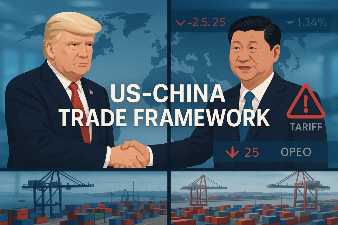 US President Donald Trump and China’s Xi Jinping moved a step closer to a negotiated settlement on trade after senior officials said they had sketched a framework agreement.US negotiators told reporters that a previously floated <a href="https://invezz.com/news/2025/10/11/trump-announces-extra-100-tariffs-on-china-control-critical-software-exports/">100% tariff on Chinese goods</a> is unlikely to be imposed if the framework holds.The outline reached in Kuala Lumpur now requires final approval by the two presidents at an upcoming summit scheduled on Thursday in South Korea.Markets and exporters reacted with relief as the prospect of a sudden tariff shock eased.US-China trade deal: Framework eases immediate tariff threatSenior US and Chinese officials convened on the sidelines of the ASEAN meetings in Kuala Lumpur and reported what they described as a “preliminary consensus” on a set of trade and technology issues.The negotiators said the package includes commitments on export controls, rare earths, and steps intended to restart agricultural purchases that Beijing had curtailed.Most notably, US officials signalled that the extreme option of a 100% tariff, proposed earlier as leverage against Beijing’s export curbs, is effectively “off the table” while the talks proceed.Treasury Secretary Scott Bessent framed the accord as a pause that preserves room for a leaders’ summit to convert the framework into a binding text.The administration described the move as designed to avoid abrupt disruption to global supply chains and to give negotiators space to hammer out verification mechanisms.Traders and many business groups welcomed the detente. Equities steadied and commodity-linked sectors such as agriculture and shipping saw the clearest near-term benefit, reflecting hopes that China will resume larger soybean and other farm imports.Analysts cautioned, however, that market calm depends on timely, transparent follow-through.Trump-Xi meeting: Remaining hurdles and political risksDespite the upbeat statements, the deal is far from final. Officials must translate broad understandings into detailed clauses covering timelines, enforcement, and verification.Those technical provisions are likely to determine whether the agreement is durable or merely a temporary truce.Political dynamics on both sides complicate the route to a signed accord.In Washington, lawmakers and industry lobbyists will scrutinise any concessions on technology and national security controls; in Beijing, officials are sensitive to perceived encroachments on industrial policy.Hardliners in either capital could use implementation disputes to derail progress.Specific flashpoints remain unresolved. Controls on rare earth minerals, rules governing sensitive technology exports, and a proposed structural solution for TikTok were all discussed but not finalised.Observers say these items will be tests of the two sides’ willingness to accept external verification and third-party monitoring where necessary. Failure to agree on clear, enforceable mechanisms would leave the gains fragile.For businesses and consumers, the stakes are practical. A durable agreement would lower the risk of sudden cost increases, allow firms to plan supply chains with greater certainty, and restore demand for US farm exports.By contrast, a breakdown at the leaders’ meeting would quickly revive market volatility and raise the prospect of further protectionist moves.The post <a href="https://invezz.com/news/2025/10/27/trump-xi-meeting-us-rules-out-100-tariff-on-china-as-trade-deal-consensus-reached/">Trump-Xi meeting: US rules out 100% tariff on China as trade deal consensus reached</a> appeared first on <a href="https://invezz.com/">Invezz</a>
