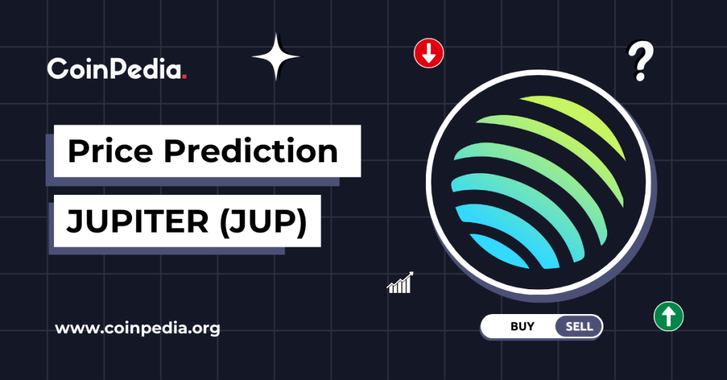The post <a href="https://coinpedia.org/price-prediction/jupiter-jup-price-prediction/">Jupiter Price Prediction 2025, 2026 – 2030: Will JUP Price Hit $2?</a> appeared first on <a href="https://coinpedia.org">Coinpedia Fintech News</a>
Story Highlights
The Jupiter price today is <b> $ 0.39732225</b>.
The JUP price could hit a high of $2.15<strong> </strong>in 2025.
With a potential surge, the Jupiter price may hit $8.55 by 2030.
Jupiter project is a decentralized exchange (DEX) aggregator on the Solana blockchain. With the rising dominance of the Solana ecosystem in the crypto space, the JUP price has gained momentum. Moreover, with the uptrend chances teasing a new all-time high, it ranks as the largest DeFi protocol on Solana as per TVL.
As the crypto market records increased price volatility, are you curious about how high JUP will go in 2025? Stay tuned as we dive in and explore the Jupiter price prediction 2025, 2026 – 2030, and potential future milestones!
Overview
<strong>Cryptocurrency</strong><b>Jupiter</b><strong>Token</strong><b>JUP</b><strong>Price</strong><b> $ 0.39732225</b>   8.24% <strong>Market cap</strong><b> $ 1,257,611,011.3931</b><strong>Circulating Supply</strong><b> 3,165,216,666.64</b><strong>Trading Volume </strong><b> $ 83,849,162.1388</b><strong>All-time high</strong><strong>Jan 31, 2024 (1 year ago) $2.04</strong><strong>All-time low</strong><strong>Apr 07, 2025 (2 months ago)</strong> $<strong>0.3064</strong>
<strong><strong>Table of Contents</strong></strong><a href="#h-overview">Overview</a><a href="#h-jup-price-chart">JUP Price Chart</a><a href="#h-technical-analysis">Technical Analysis</a><a href="#h-jup-short-term-price-prediction">JUP Short-Term Price Prediction</a><a href="#h-jupiter-price-prediction-2025">Jupiter Price Prediction 2025</a><a href="#h-jup-crypto-mid-term-price-prediction">JUP Crypto Mid-Term Price Prediction</a><a href="#h-jupiter-price-prediction-2026">Jupiter Price Prediction 2026</a><a href="#h-jupiter-long-term-price-prediction">Jupiter Long-Term Price Prediction</a><a href="#h-market-analy-sis">Market Analy sis</a><a href="#h-coinpedia-s-jup-price-prediction-2025">CoinPedia’s JUP Price Prediction 2025</a><a href="#h-faqs">FAQs</a>
<strong>JUP Price Chart</strong>
<strong>Technical Analysis</strong>
Jupiter price is trading at $0.4040, attempting a rebound but still below the 20-day SMA at $0.3793. Technicals indicate:
Key Support: $0.2949 (lower Bollinger Band), $0.3960 (recent low)
Resistance: $0.4636 (upper Bollinger Band), $0.4040 (current high)
Indicators: RSI at 51.45 signals improving momentum, crossing into neutral territory.
<strong>JUP Short-Term Price Prediction</strong>
<strong><strong>Jupiter Price Prediction 2025</strong></strong>
The Jupiter has displayed increased price action since the year started, highlighting a significant rise in the buying and selling pressure. Notably, the rising dominance of the Solana ecosystem and newer partnerships of Jupiter could push the JUP price toward a new high this altcoin season.
By the end of 2025, the JUP token can become one of the major DeFi tokens on the Solana blockchain. If the DEX token sustains momentum, this could result in the Jupiter price achieving an annual high of <strong>$2.15</strong>. Conversely, a bearish setback could pull the price toward an annual low of <strong>$0.35</strong>.
Considering the present market sentiment, this Solana-based altcoin could conclude the year 2025 with an average trading price of <strong>$0.75</strong>.
YearPotential LowPotential AveragePotential High2025$0.35$0.75$2.15
Check out our <a href="https://coinpedia.org/price-prediction/bitcoin-price-prediction/">Bitcoin Price Prediction</a> 2025, 2026 – 2030 to understand the possible long-term market view.
<strong><strong>JUP Crypto Mid-Term Price Prediction</strong></strong>
YearPotential Low ($)Potential Average ($)Potential High ($)20261.602.503.3420272.403.544.68
<strong>Jupiter Price Prediction 2026</strong>
With growing DeFi traction, Jupiter could see stable growth, trading between $1.60 and $3.34 with an expected average of $2.50 as adoption rises.
<strong>Jupiter Crypto Forecast 2027</strong>
Increasing cross-chain liquidity and protocol upgrades may lift market demand, keeping JUP between $2.40 and $4.68 while averaging near $3.54.
<strong>Jupiter Long-Term Price Prediction</strong>
YearPotential Low ($)Potential Average ($)Potential High ($)20283.105.256.8020293.756.107.4520304.107.008.55
<strong>Jupiter Token Price Outlook 2028</strong>
Wider integration within decentralized ecosystems may sustain bullish momentum, positioning JUP from $3.10 to $6.80 with a median target around<strong> </strong>$5.25.
<strong>Jupiter Coin Future Prediction 2029</strong>
As institutional participation deepens, JUP could consolidate its strength, ranging from $3.75 to $7.45 with a consistent yearly average of $6.10.
<strong>Jupiter Price Forecast 2030</strong>
If Jupiter achieves mass DeFi adoption, demand growth could push values between $4.10 and $8.55, stabilizing around an average price of $7.
<strong><strong>Market Analy</strong>sis</strong>
Firm Name202520262030Changelly$1.18$1.65$7.81coincodex$3.27$1.201$3.42Binance$0.766$0.805$0.978
*The targets mentioned above are the average targets set by the respective firms.
<strong><strong>CoinPedia’s JUP Price Prediction 2025</strong></strong>
According to CoinPedia’s Jupiter price prediction, the JUP coin price may conclude the year with a potential high of <strong>$2.15</strong> if the bullish sentiment sustains. Conversely, a bearish setback could result in the price plunging to an annual low of <strong>$0.35</strong>.
With this, the price could conclude the year with a potential average of <strong>$0.75</strong>.
YearPotential LowPotential AveragePotential High2025$0.35$0.75$2.15
Are you wondering about the massive jump possible in Solana as Jupiter grows? Check out <a href="https://coinpedia.org/price-prediction/solana-sol-price-prediction/">Solana Price Prediction</a> for an analytical view.
<strong>FAQs</strong>
<strong><strong>Is Jupiter (JUP) a good investment?</strong></strong> Yes, if you are planning for the long-term DEX token, Jupiter looks promising.  <strong><strong>How high can Jupiter JUP go in 2025?</strong></strong> According to our JUP price prediction, the altcoin could propel as high as <strong>$2.15 </strong>by the end of 2025.  <strong><strong>How to buy Jupiter (JUP)?</strong></strong> Jupiter (JUP) is available across popular platforms such as Binance, Coinbase, Huobi, and more.  <strong><strong>How high may the Jupiter (JUP) price hit by the end of 2030?</strong></strong> Jupiter token holds tremendous potential to reach new peaks. As per the fundamental analysis, the JUP price could possibly hit the <strong>$8.55</strong> mark by 2030.